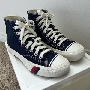 Men’s Pro Keds Royal High Top Blue White, Size 5 EUR 37